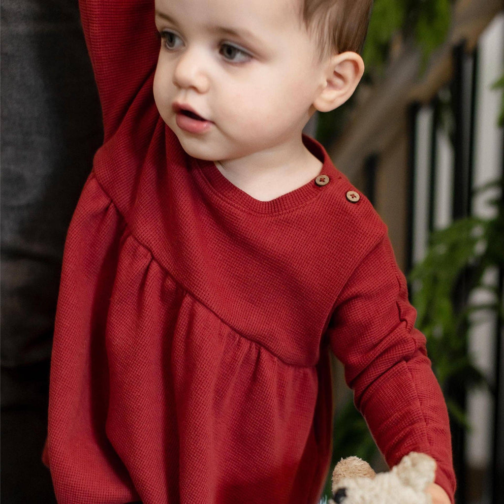 Thermal Organic Girl Tunic & Pants Set