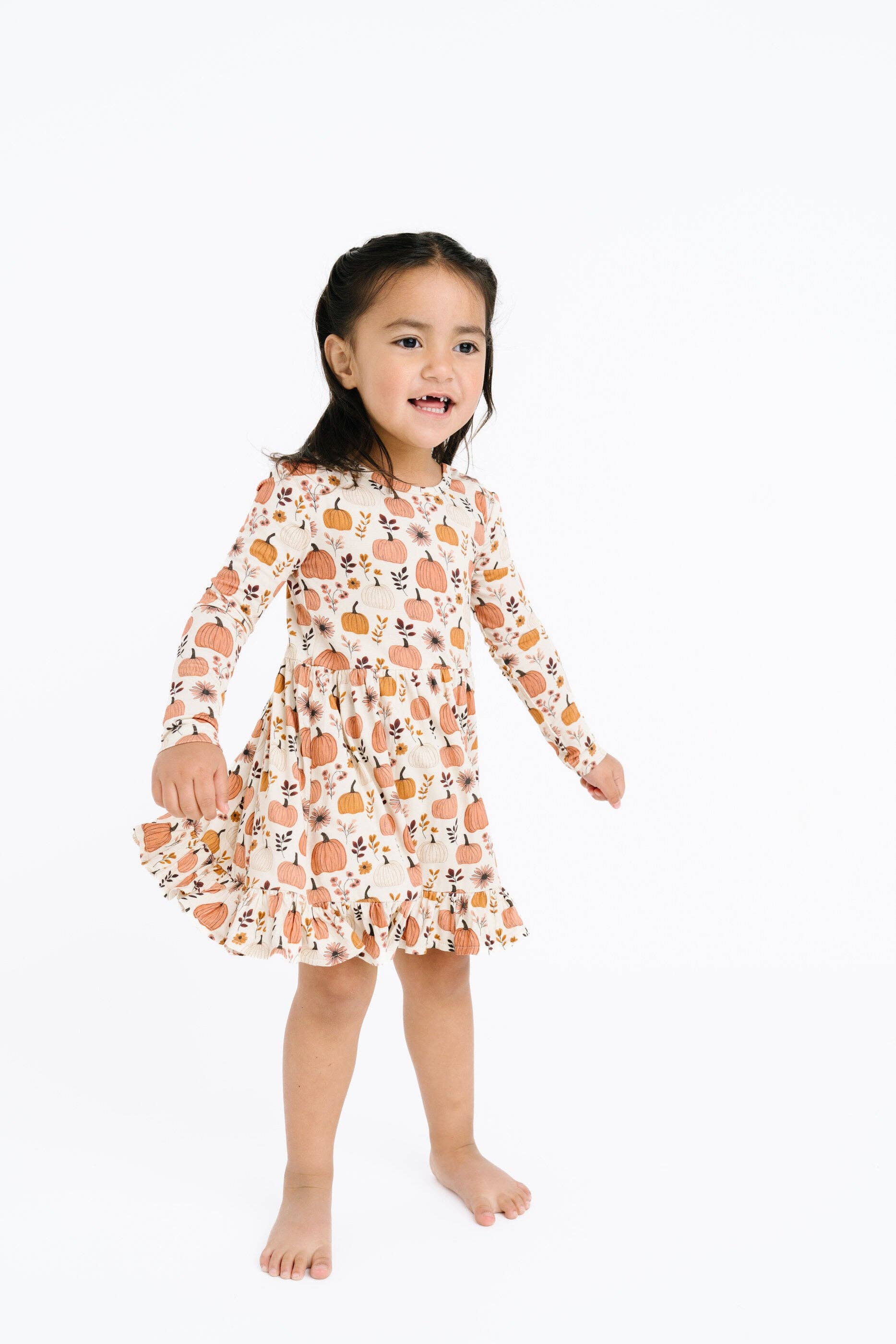 Pumpkin Garden Bamboo Dress