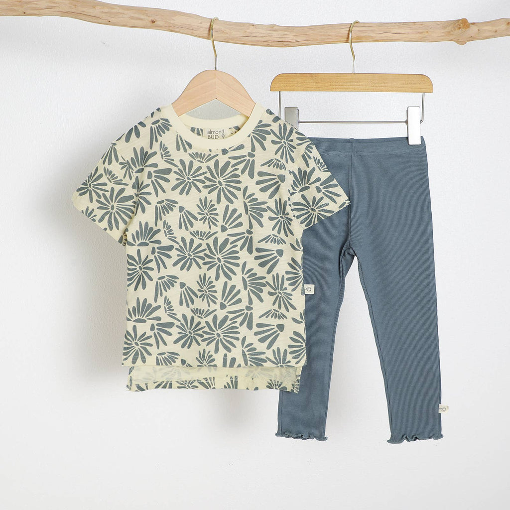 The Periwinkle Girl Set | Organic Cotton Girl Set