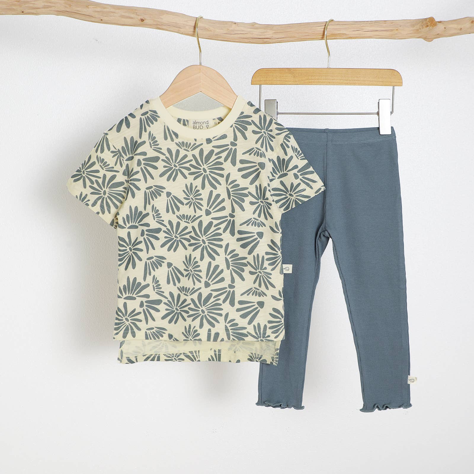 The Periwinkle Girl Set | Organic Cotton Girl Set